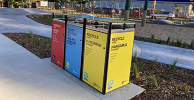 First public recycling bins for Upper Hutt parks